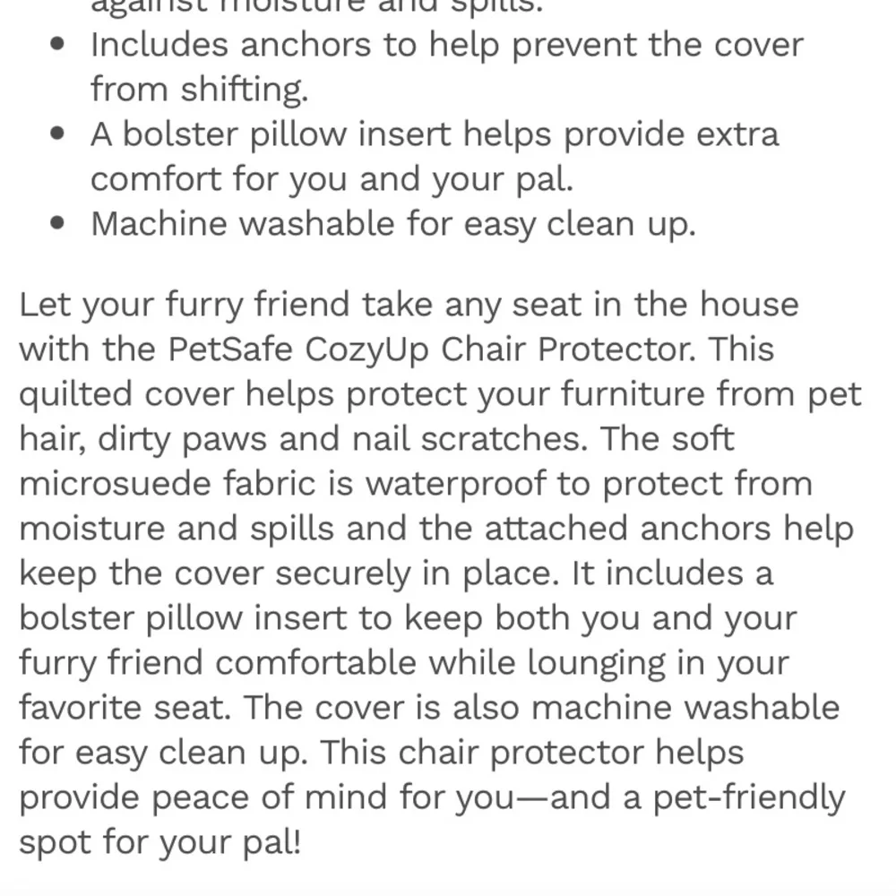 NWT Pet Chair Protector - Picture 9 of 10